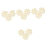 Operitacx 12 Pcs Sunflower Chips Flower Wood Shape Unfinished Wooden Sunflower Graffiti Sunflower Cutout Wood Sign House Accessories for Home Drawing Operitacx