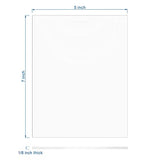 KAITELA 10 Pack Clear Acrylic Sheet 5" x 7" Cast Plexiglass Panel 1/8" Thick (3mm) Transparent Plastic Sheets for Sign, Craft, Display Projects, KAITELA