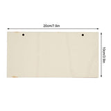 Unfinished Hanging Wood Sign,6Pack Blank Wooden Signs for Crafts,Decorative Wood Plaque Wooden Slices Banners with Holes Ropes for Coffee Shop HERCHR