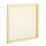 6 Pack Unfinished Square Wood Panels for Painting, 12x12 Wooden Canvas Boards for Crafts Bright Creations