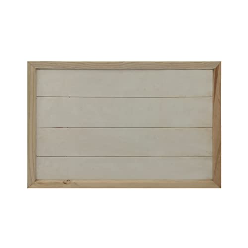 6 Pack: 17”; Unfinished Wood Rectangle Plaque by Make Market®