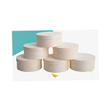 VOSAREA 2 Pcs Wooden Keepsake Box Plain Wooden Boxes Wooden Craft Box Unfinished Keepsake Box Wooden Storage Container Small Gift Box Round Wood Case VOSAREA