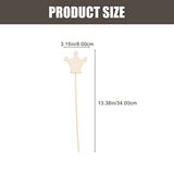 Toyvian 8pcs Children's Wand Glow Fairy Retinol Wand Diy Unfinished Wand Princess Party Supplies Wand Making Kit Birthday Crafts Wands Girl Manual Toyvian