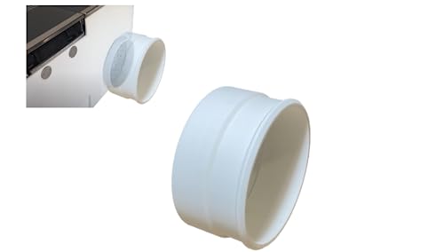 Kimalab 4 inch Female to Male Leak-Free Exhaust Port Extension for Glowforge - Complete Solution for Hassle-Free Hose Connection (USA Made) Kimalab