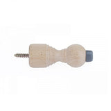 Renovators Supply Manufacturing Door Stoppers 3 3/16 in. Wall Mount Victorian Unfinished Maple Wood Door Bumper Stops Renovators Supply Manufacturing