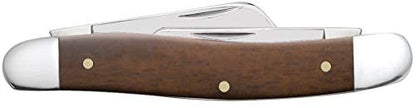 Case WR XX Pocket Knife Chestnut Smooth Bone Medium Stockman Item #28701 - (6318 SS) - Length Closed: 3 5/8 Inches - WoodArtSupply