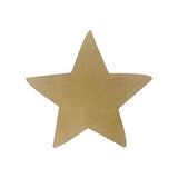 Star, Unfinished Cutout, Wooden Shape, Paintable Wooden MDF, Unfinished Wood Craft, Build-A-Cross Build-A-Cross