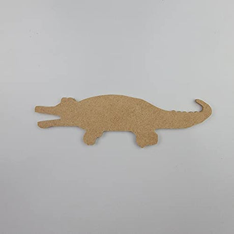 11"Alligator, Unfinished Wood Art Shape by Wooden Craft Cutouts Wooden Craft Cutouts