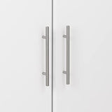 Prepac Elite Functional 4-Piece Garage Cabinets and Storage System Set F, Simplistic Garage Closet Shop Cabinets 16" D x 64" W x 89" H, White, Prepac