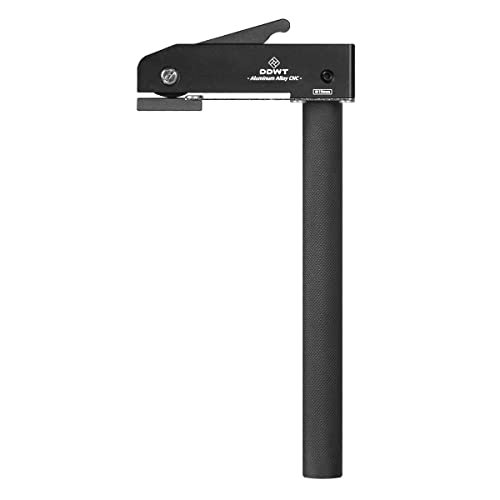 2 Pack MFT Style Hold Down Clamp Long Bench Dog Clamp 3/4 Inch Dog Hole Clamp Woodworking Benchtop Quick Clamps Aluminum Alloy (19mm) - Lengthened DDWT