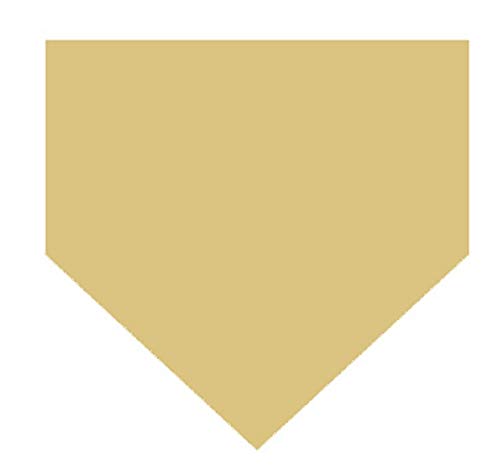 Home Base Plate Cutout Unfinished Wood Sports Décor Baseball Softball Door Hanger Everyday MDF Shape Canvas Style 1 (6") Diverse Woodworking