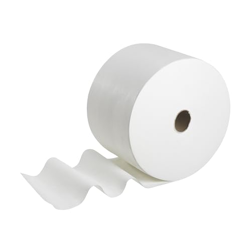 Wypall X50 Disposable Cloths (35015), Strong for Extended Use, Jumbo Roll, White, 1,100 Sheets / Roll Wypall