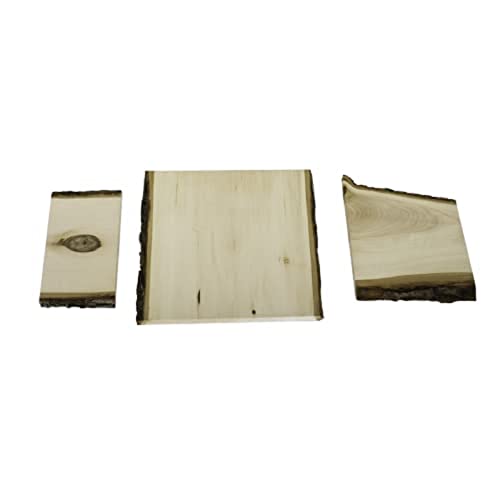 Walnut Hollow 10 Piece Rustic Basswood Country Plank Assortment Walnut Hollow