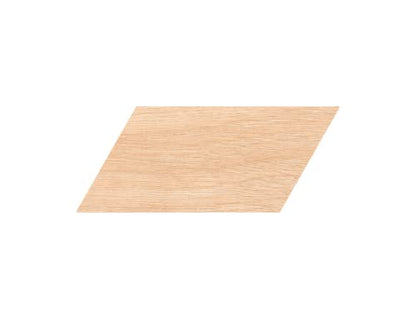 Unfinished Wood for Crafts - Wooden Parallelogram Shape - Craft - Various Size, 1/8 Inch Thickness, 1 Pcs