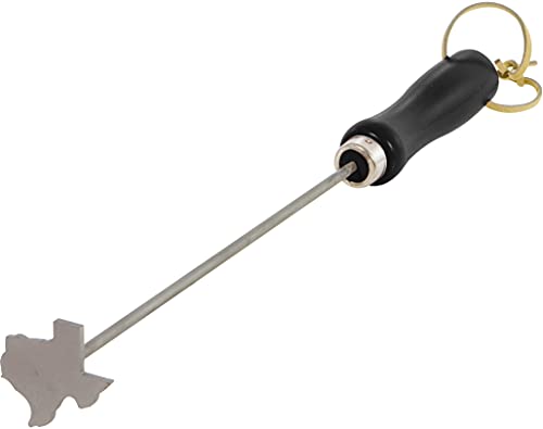 Texas Silhouette BBQ Branding Iron for Steaks, Buns, Wood & Leather BBQ Fans
