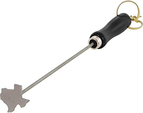 Texas Silhouette BBQ Branding Iron for Steaks, Buns, Wood & Leather BBQ Fans