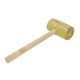 Bitray Wood Hammer Cross-stitch Mold Wood Mallet Wood Barrel Shaped Mallet Woodworking Hand Tool Bitray