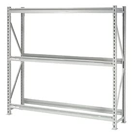 Global Industrial Heavy Duty Tire Rack 3 Tier Starter, Steel, Gray, 96"W x 18"D x 72"H Global Industrial
