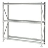 Global Industrial Heavy Duty Tire Rack 3 Tier Starter, Steel, Gray, 96"W x 18"D x 72"H Global Industrial