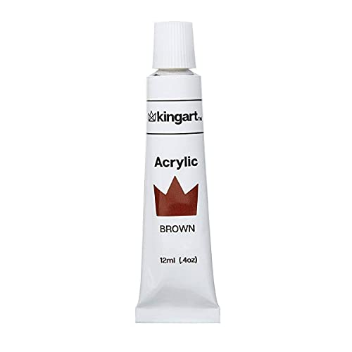 KINGART Studio Acrylic Paint, 12ml (.4oz), Set of 18 Colors - WoodArtSupply