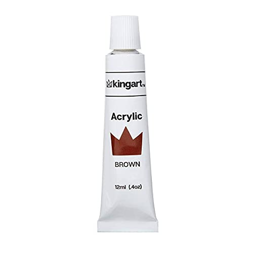 KINGART Studio Acrylic Paint, 12ml (.4oz), Set of 48 Colors KINGART