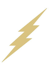 Lightning Bolt Cutout Unfinished Wood Home Decor Seasonal Decor Thunder Storm Rainy Day Craft MDF Shaped Canvas Style 2 (12") Diverse Woodworking
