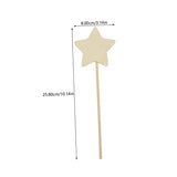 Ciieeo 1 Set Painting Materials Make Your own Fairy Wands Kids Princess Wand Kit DIY Garden Fairy Wands Fairy Wand Kit DIY Art Crafts kit Unfinished Ciieeo