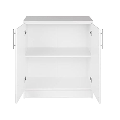 Prepac Elite White 32" Base Storage Cabinet with Adjustable Shelf Prepac