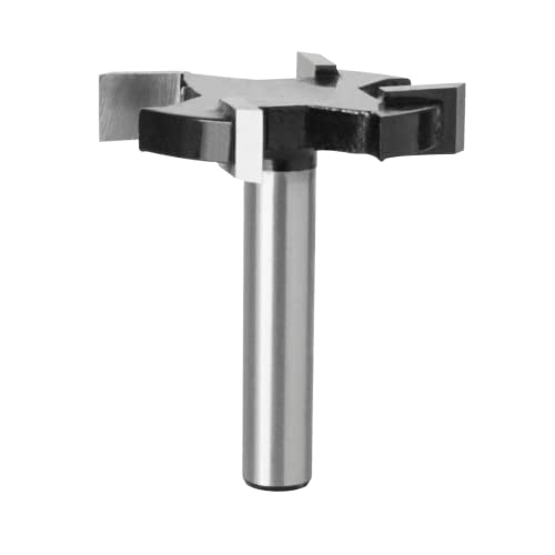 ROUTYBITS - 1-1/4 Diameter - Spoilboard Surfacing Router Bit - 1/4 in Dia Shank, 1/4 Inch Cut Length, Carbide Flattening CNC Router Bits RoutyBits