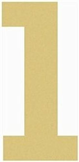 8" Wooden House or Craft Number 1 Unfinished, Rockwell Font, Craft Cutout 1-4" MDF Build-A-Cross