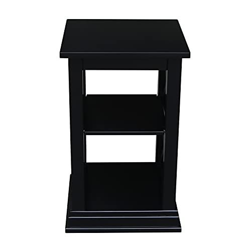 IC International Concepts International Concepts Hampton Accent Shelves Table, Black IC International Concepts