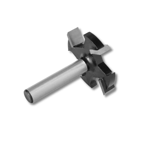 ROUTYBITS - 1-1/4 Diameter - Spoilboard Surfacing Router Bit - 1/4 in Dia Shank, 1/4 Inch Cut Length, Carbide Flattening CNC Router Bits RoutyBits