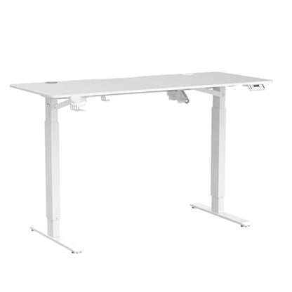 LCVXYERQ 55x24inch Adjustable Desk Electric Standing Desk Sit Stand up Desk Height Adjustable Home Office Workstation Memory Preset with Splice Table - WoodArtSupply