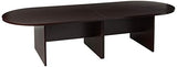 Boss Office Products 10Ft Race Track Conference Table, Mahogany Boss Office Products