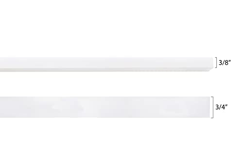 Hatsbi UHMW Crosscut Sled For Table Saw Sled Miter Bars 3/4" X 3/8" X 17" For Jigs Fixtures or Miter Slots (size 3/4"x3/8") 4 x UHMW Bars Hatsbi