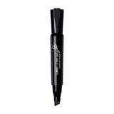 BIC Marking Permanent Marker, Chisel Tip, Black, 12-Count BIC