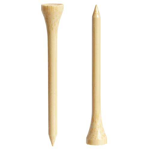 Juvale 300 Pack Bamboo Golf Tees in Bulk (2 3/4 inch, Natural Wood Color) Juvale