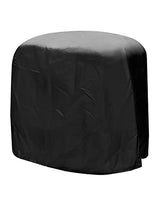 QWORK Dustproof Miter Saw Cover, 210D Oxford Cloth with Bottom Drawcord Fits Most Miter Saws, Planers, Machine Tools, Rustproof and Waterproof, Black QWORK