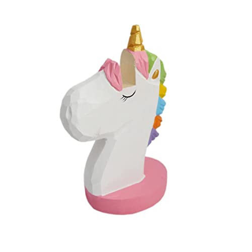 Red Dollar Handmade Wood Carved Animal Eyeglass Holder, Cute Sunglasses Display Stand, Nightstand Home Office Desk Decor, Christmas Holiday New Year Red Dollar