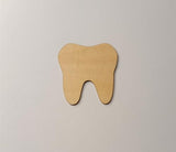 Set of 15 DIY Unfinished Tooth Shape,Tooth Wood Blanks Wooden Tooth Cutout,Wood Shape for Craft Embellishments(2'', Without Hole) RUIXUAN