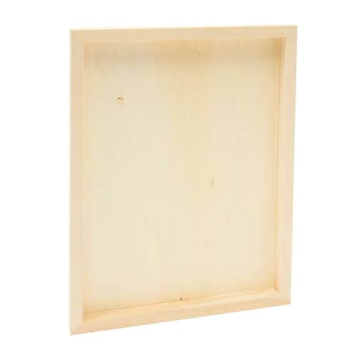 Unfinished Wood Panels for Painting, Blank Wooden Squares for Crafting, Art Pouring (11x14 In, 4 Pack)