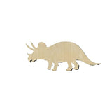 Triceratops Dinosaur Wood Craft,Unfinished Wooden Cutout Art,DIY Wood Sign, Inspirational Farmhouse Wall Plaque,Rustic Home Decor for Bedroom Kitchen Arupkeer
