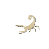 Scorpion Wood Craft Unfinished Wooden Cutout Art DIY Wood Signs Inspirational Wall Plaque Rustic Wall Art Decor for Home Front Door Entryway Porch Arupkeer