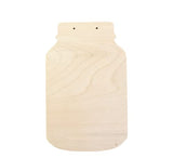 6-Pack Mason Jar with or without Holes Unfinished Wood Cutout DIY Crafts Door Hanger Ready to Paint Cut Out Birch Plywood All Sizes Texan Wood Crafts