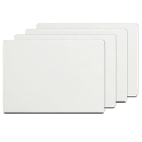 PYD Life 4 Pack Sublimation Photo Frame Home Decor Blanks 10" x 8" Rectangular 0.6 Inch Thickness MDF Hardboard White Wall Hanging with Stand for PYD Life