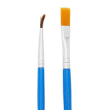 11-Piece 10-Inch Paint-Your-Own Moon and Stars Stepping Stone Kit with 1 Moon and Stars Stone, 8 Paint Pots with 10ml Acrylic Paint Each, and 2 Paint Bright Creations