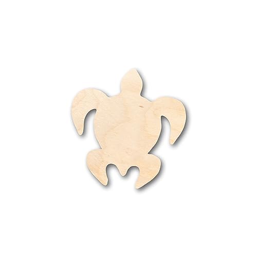 Unfinished Wood Sea Turtle Shape - Craft - up to 36" DIY 30" / 3/4" 24 Hour Crafts