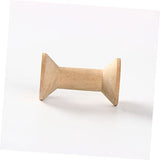 COHEALI 300 Pcs Wooden Thread Spools Crafts Sewing Wooden Spool Empty Thread Spools Yarn Bobbins Wood Spools Weaving Bobbins Embroidery Kit COHEALI