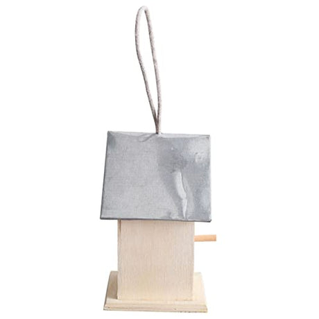 SUPVOX Outdoor Bird House Woodpecker House Cottage Bird House Unfinished Wood Birdhouse Hanging Bird House Garden Hanging Bird Nest Butterflies House SUPVOX