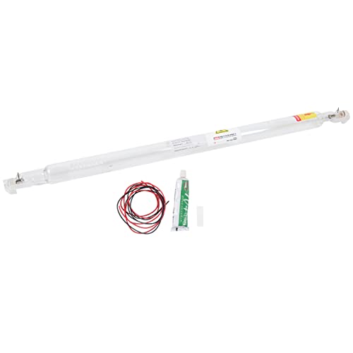 Doppy CO2 60W Laser Tube Length 1000mm with Metal Head (Peak 65W) with Coating for Laser Cutter Laser Engraving Cutting Machine - WoodArtSupply